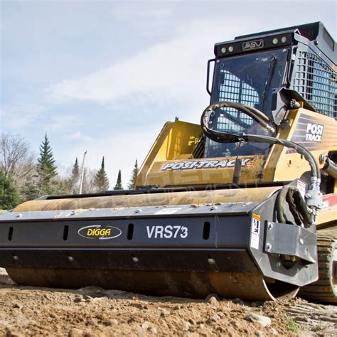 vibratory roller for skid steer